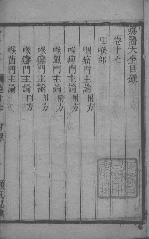 疡医大全  卷17